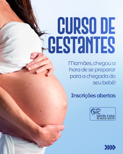 Hospital de Monte Alto lança oportunidade de inscrição para Curso Materno na Santa Casa.