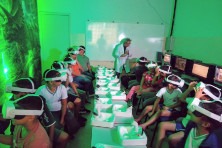 Monte Alto traz a experiência de dinossauros em realidade virtual para as escolas