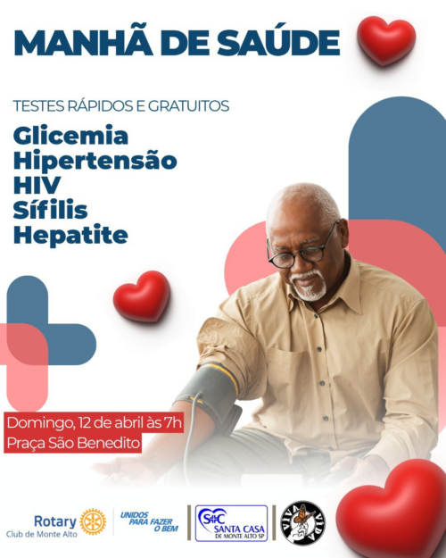 Manhã de Saúde promove exames gratuitos e intensifica ações de prevenção em Monte Alto
