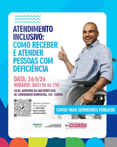 Capacitação em Atendimento Inclusivo é Oferecida pela Prefeitura em Parceria com o Sebrae para Servidores Públicos