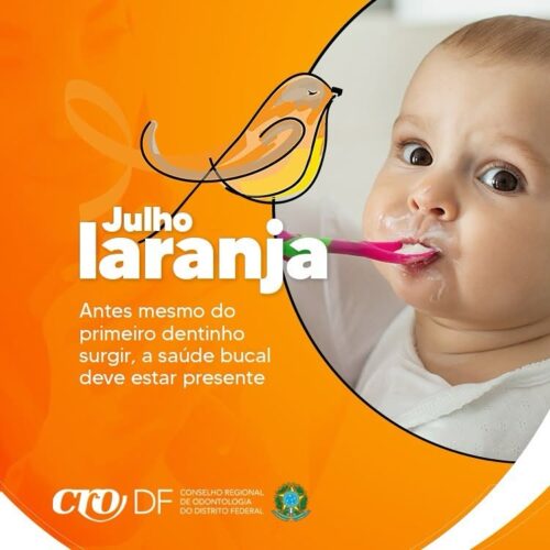 Julho Laranja destaca a necessidade de um diagnóstico ortodôntico antecipado para crianças